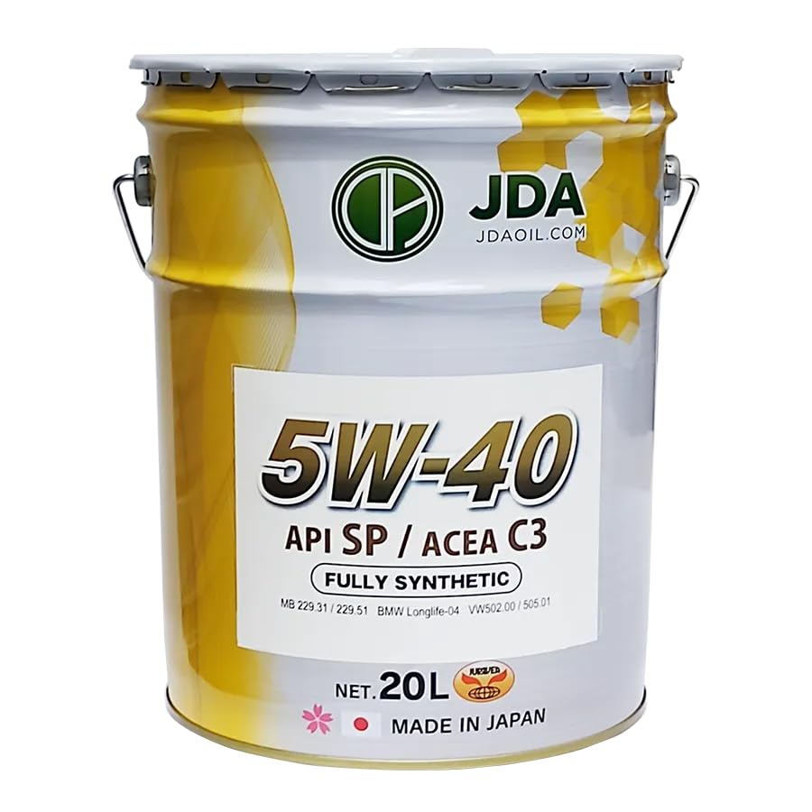 Amazon | JDA ユーロ エンジンオイル 5W-40 SP / C3 20L 全合成基油