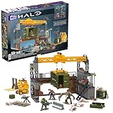 MEGA Halo Infinite Building Toys Set, Floodgate Firefight with 634 Pieces, 4 Micro Action Figures, Poseable Articulation, Accessories, Kids or Adult (Amazon Exclusive)