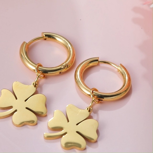 Boucles D'Oreilles Shamrock En Argent Sterling S925 Feuille De Trèfle Nœud Celtique Boucles D'Oreilles Irlandaises Pour La Saint-Patrick Bijoux Cadeaux Pour Filles Et Femmes