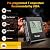 ThermoPro TP16 Large LCD Digital Meat Thermometer for Cooking, Smoking, Grilling, BBQ Food Temperature Indicator with Clock Timer and Stainless Steel Probe, Black