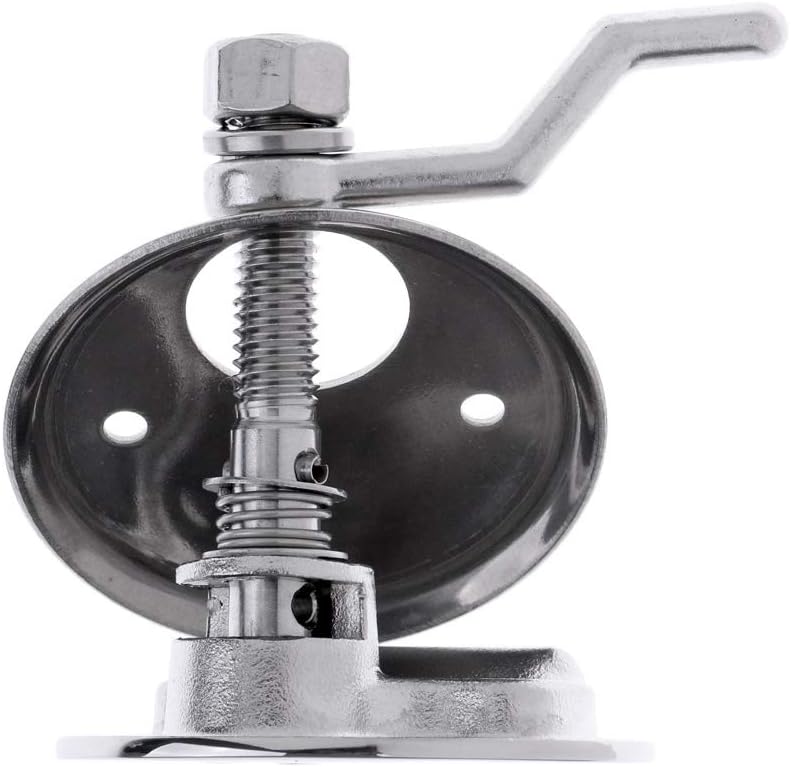 316 Stainless Steel Boat Hatch Latch Lift Handle Marine 2 inch 50mm Flush Cam Latches with Back Plate for RV Yacht
