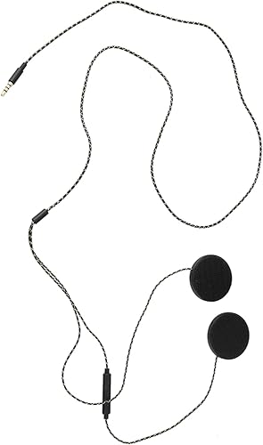 Miniatura 3 de Auriculares para casco, auriculares de motocicleta de 0.138 in, con reducción de ruido, altavoces de apoyo para llamadas de manos para teléfono