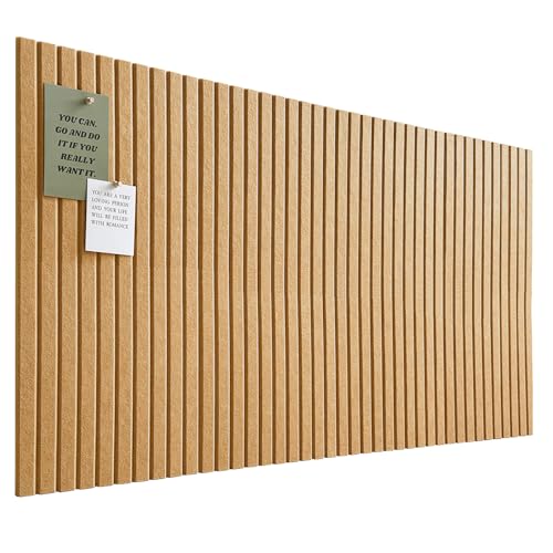 La mejor comparación de Tableros - los más vendidos. 35 Tablero Grande de Corcho para Oficina, Paquete de 8 Baldosas de Pared de Fieltro con Paneles de Pared Ranurada y Pestañas Adhesivas Removibles Seguras, Tablero de Anuncios de...