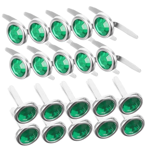 HOLIDYOYO Metal Brads for Paper Crafts Craft DIY Brads Paper Fasteners Brads 100pcs Round Brads Fasteners