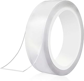 CUQOO Clear Acrylic Waterproof Sealing Tape – Professional Self-adhesive Caulking Tape | Transparent Caulking Sealant Tool for Toilet, Bathroom, Shower, Kitchen Sink Bathtub | Bath Sealant Caulk Strip