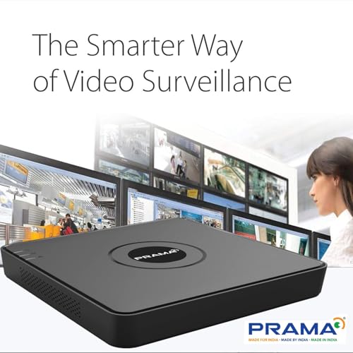 Image of PRAMA 16 Channel H.265 2 MP DVR [PT-DR1A16G-K1] for Upto 2MP CCTV Cameras, Up to 10 TB Capacity per HDD,Max. 800 m for 1080p and 1200 m for 720p HDTVI Signal Transmission.