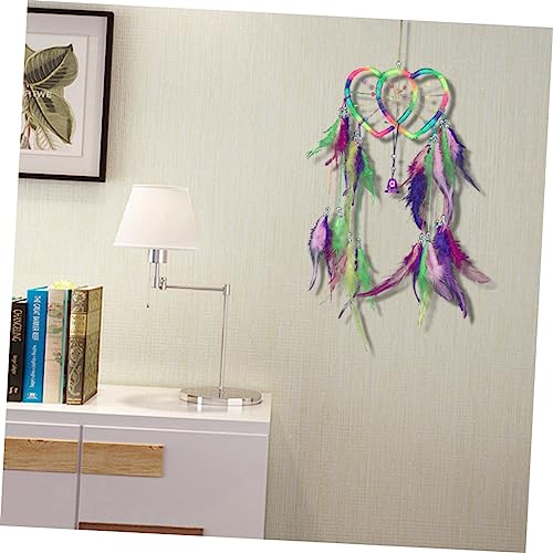 Atrapasueños de corazón Cabilock para pared: lote de 5 piezas para decoración interior de hogar 3