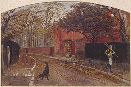 Peinture murale Platt Lane par Madox Brown pour une décoration salon élégante