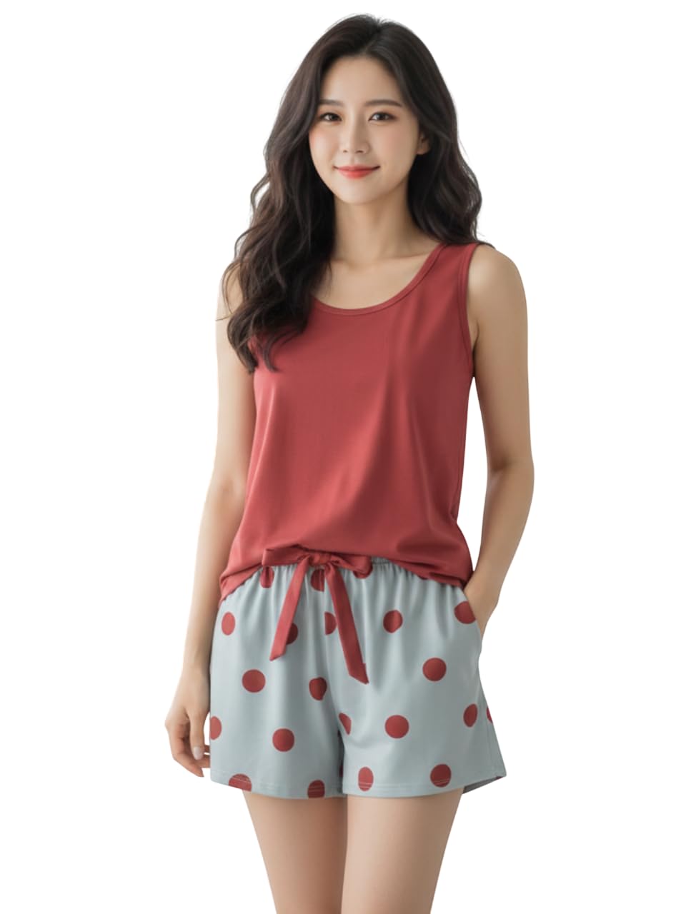 celary Women Cute Printed Night Suit Set | Soft Cotton T-Shirt & Pyjama | Rabbit/Elephant/Emoji Design | Summer Sleepwear for Ladies | Night Dress | Shorts Set for Women-picture-53