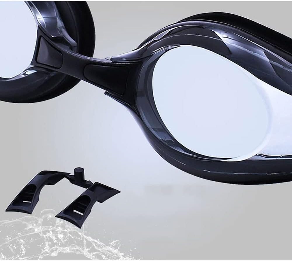Okulary do Pływania Zwembril met groot frame Siliconen waterdicht anticondens Geen lekkende zwembril Hoogwaardige zwemuitrusting Dla obu płci
