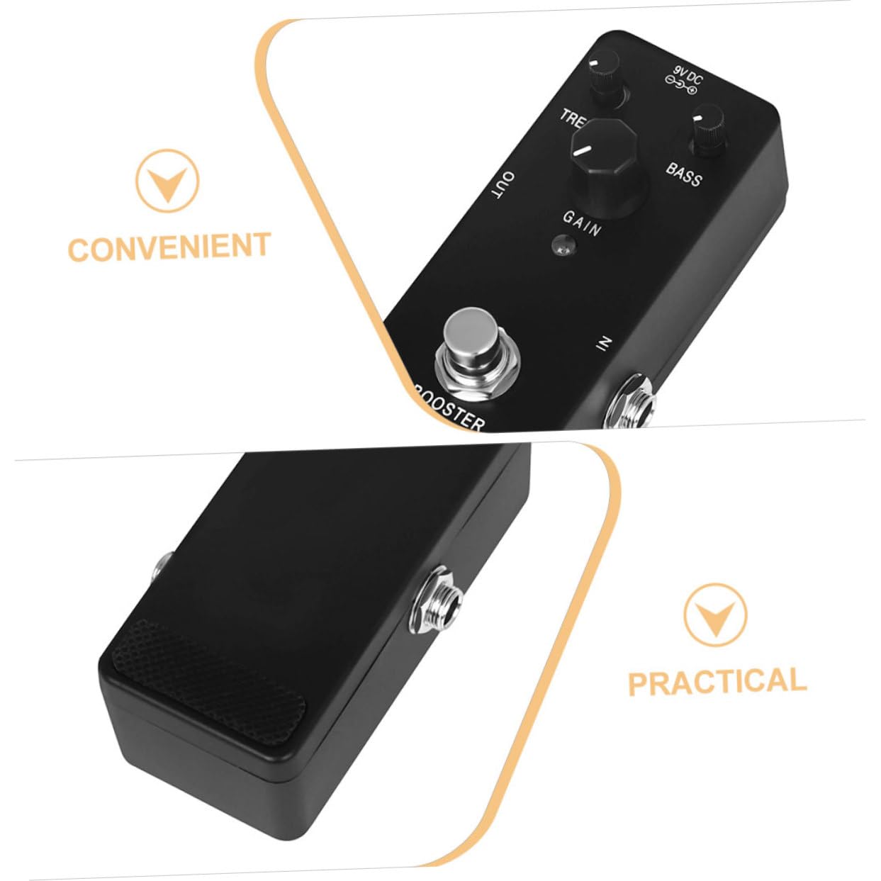 ibasenice 2stücke Gitarre Effektgerät Analog Delay Pedal Mit Bypass Vielseitige Klangkontrolle Gitarre Und Bass Hochwertiges Design Für Musiker Und Performances