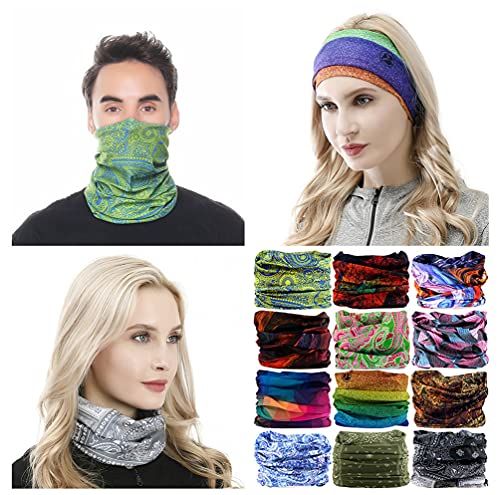 VANCROWN Neck Gaiter Headband Headwear Head Wrap Face Mask Magic Scarf Bandana for Men and Women product thumbnail 16