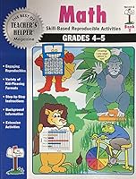 Math Skill-based Reproducible Activities Grades 4-5 1562343572 Book Cover