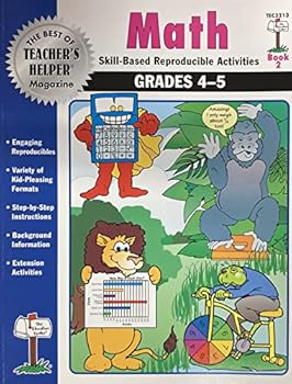 Paperback Math Skill-based Reproducible Activities Grades 4-5 Book