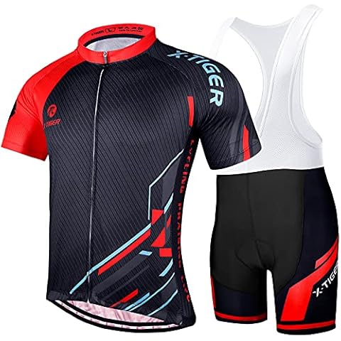 Maillot de Cyclisme X-TIGER avec Cuissard 5D Cover
