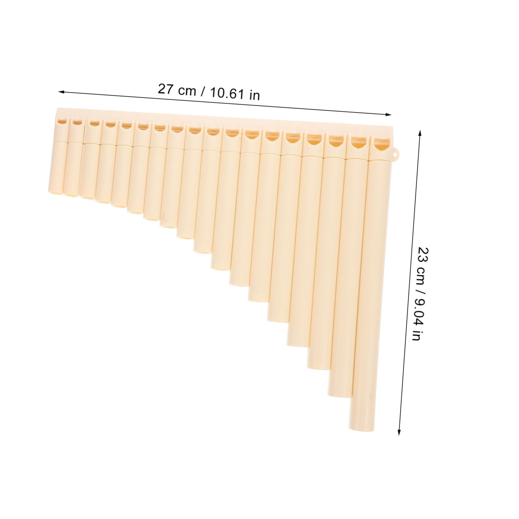 FUNOMOCYA Medium Pan Flute 18-pan Flutes Set Musical Instrument for Educational Use