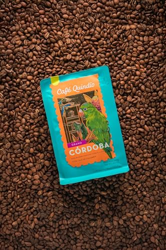 Image of Cafe Quindio Medium Roast 100% Colombian Excelso Whole Bean Arabica Coffee - Cordoba Municipal Harvest - 8.8 Ounce (Pack of 1)