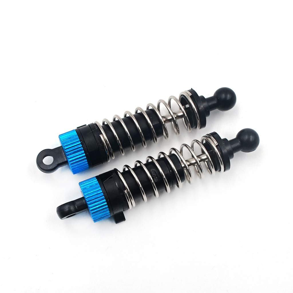 Wowowo Blue 2Pcs Front Shock Absorber A949-55 For Wltoys 1/18 A949 A959 A969 A979 K929