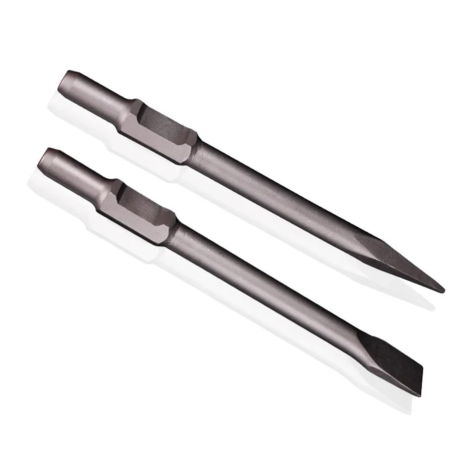 Cinceles SDS/Plus 1 Pieza SDS/MAX 250 mm Martillo eléctrico Punta ranuradora Cincel Plano Rompe hormigón Ladrillo Perforación de Pared(9 Hexagon 25x380)