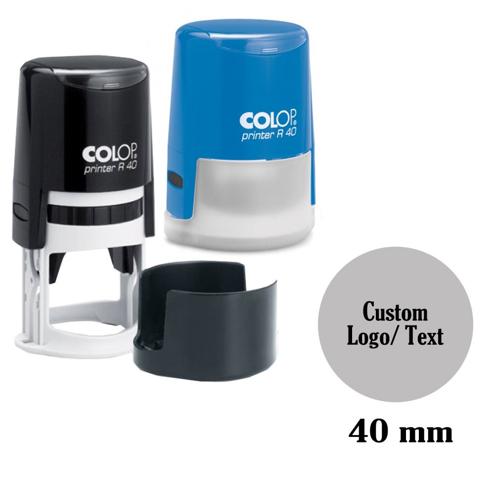 Large Square / Round Custom Self-inking Stamp - 40x40mm