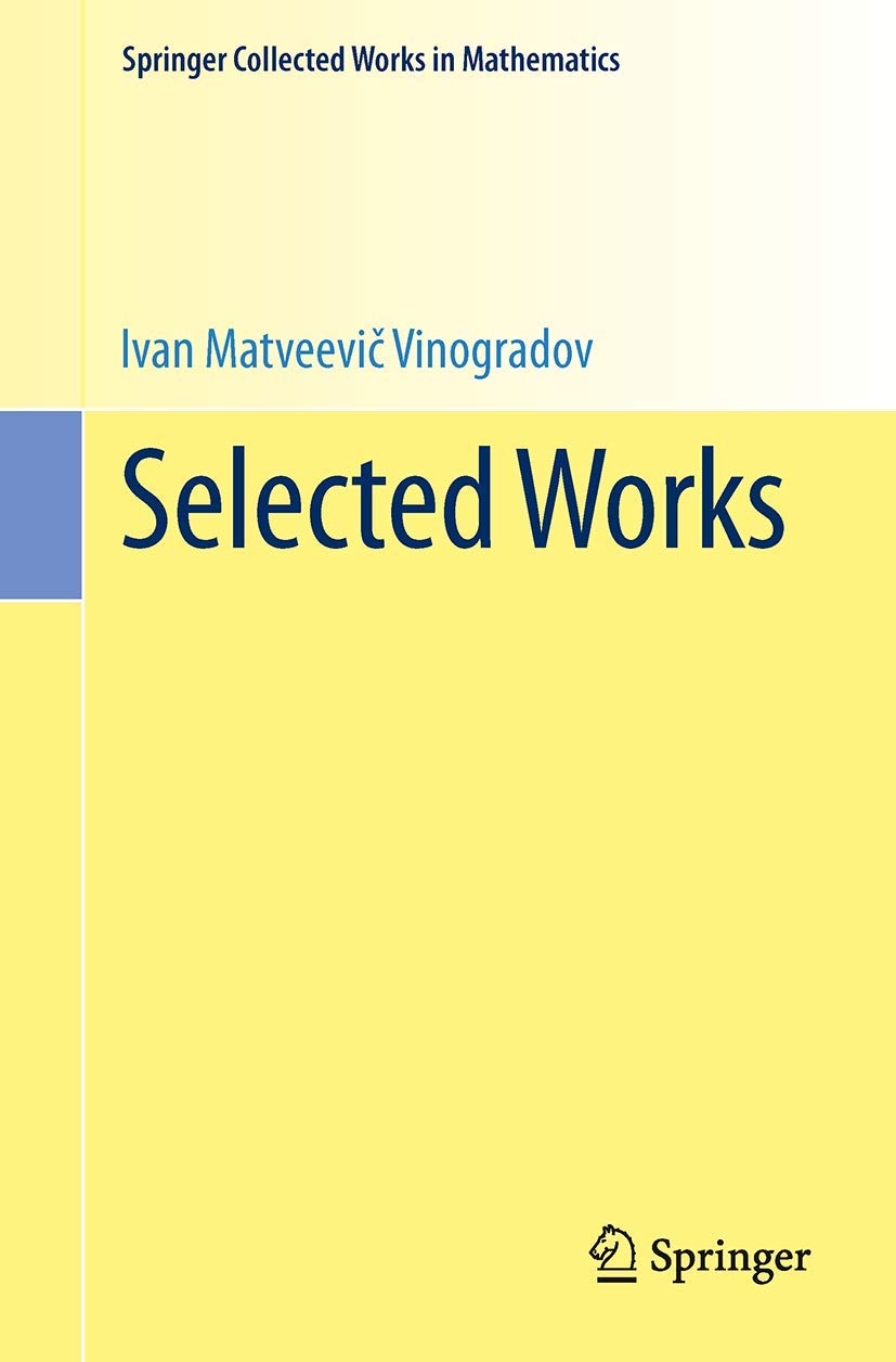 Buy Selected Works Prepared by the Steklov Mathematical Institute of