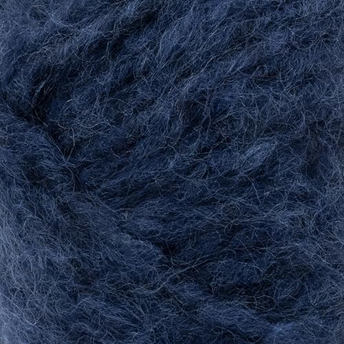 Image of Lion Brand Yarn, Wool-Ease Aire Crochet Yarn, Night Sky, Blue, 1 Pack