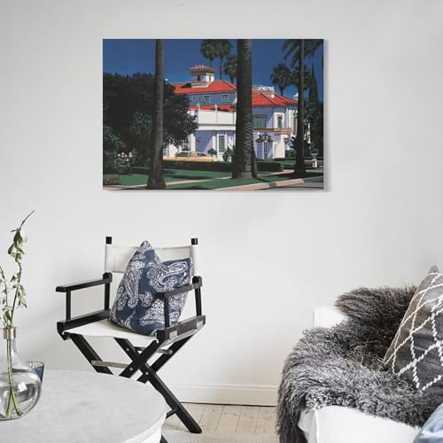 Poster Tropical Mansion Hiroshi Nagai égayer un mur blanc avec style