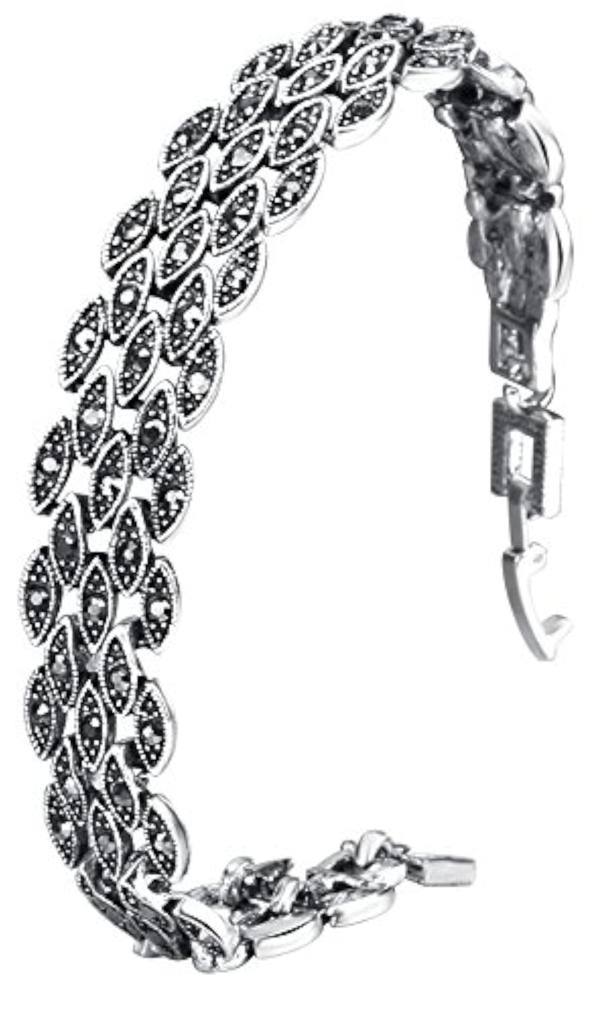 Oxidised Silver Stylish Bracelet for Women & Girls