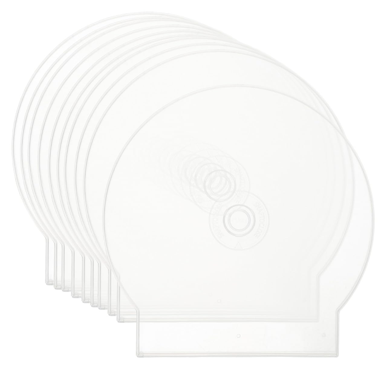 Caja de almacenamiento de disco TOYANDONA estuche de CD transparente para evitar polvo y roturas
