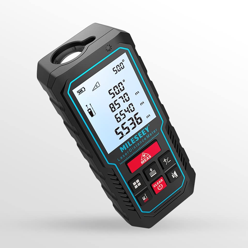 Laser Rangefinder Handheld bardzo precyzyjne władcy pomiaru pomiaru instrumentu pomiaru elektronicznego linijki linijki laserowej (Size : 80 meters)