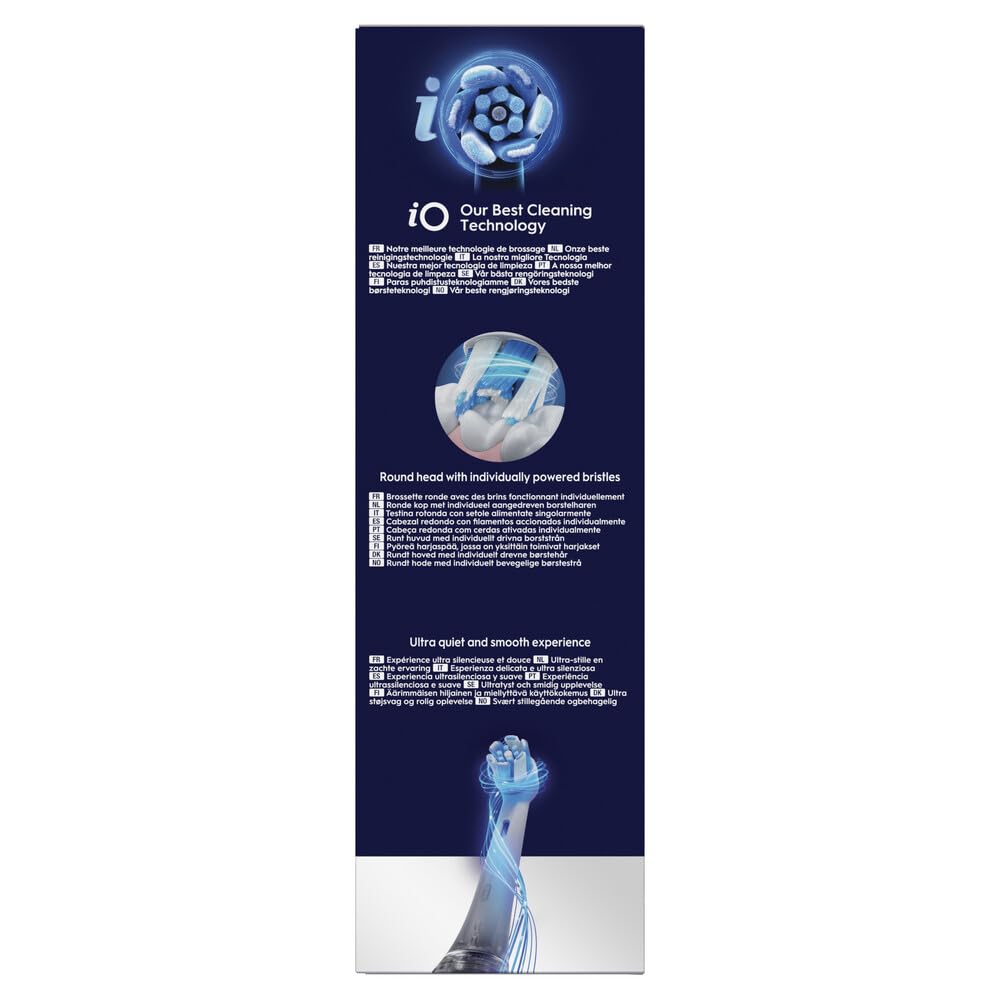 Oral-B Spazzolino da denti elettrico, confezione duo, maniche bianche e rosa, 5 modalità di spazzolatura di cui bianchezza e cura delle gengive, sensore di pressione, 3 spazzole orali B di ricambio