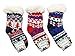 Kids Fluffy Thermal Sherpa Socks, 3 Pairs, Cute Christmas Slipper Winter Non Skid, Warm Ultra Soft Boys Girls
