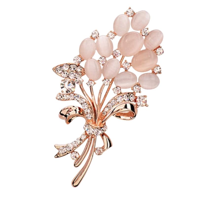 Shiny Stones Anti Exposure Scarf Pin Brooch For Cloth Accessories and Fabric Drapes-image-2