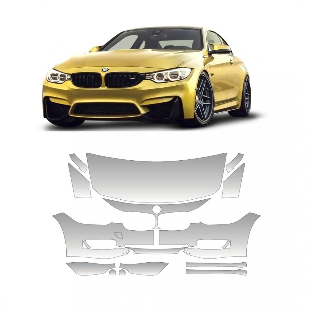 PPF Vinyl / Vinyl Protector / Pre-Cut PPF Szablony do samochodu STAR SAM Kompatybilny z BMW serii 3 (F30) 2011-2015