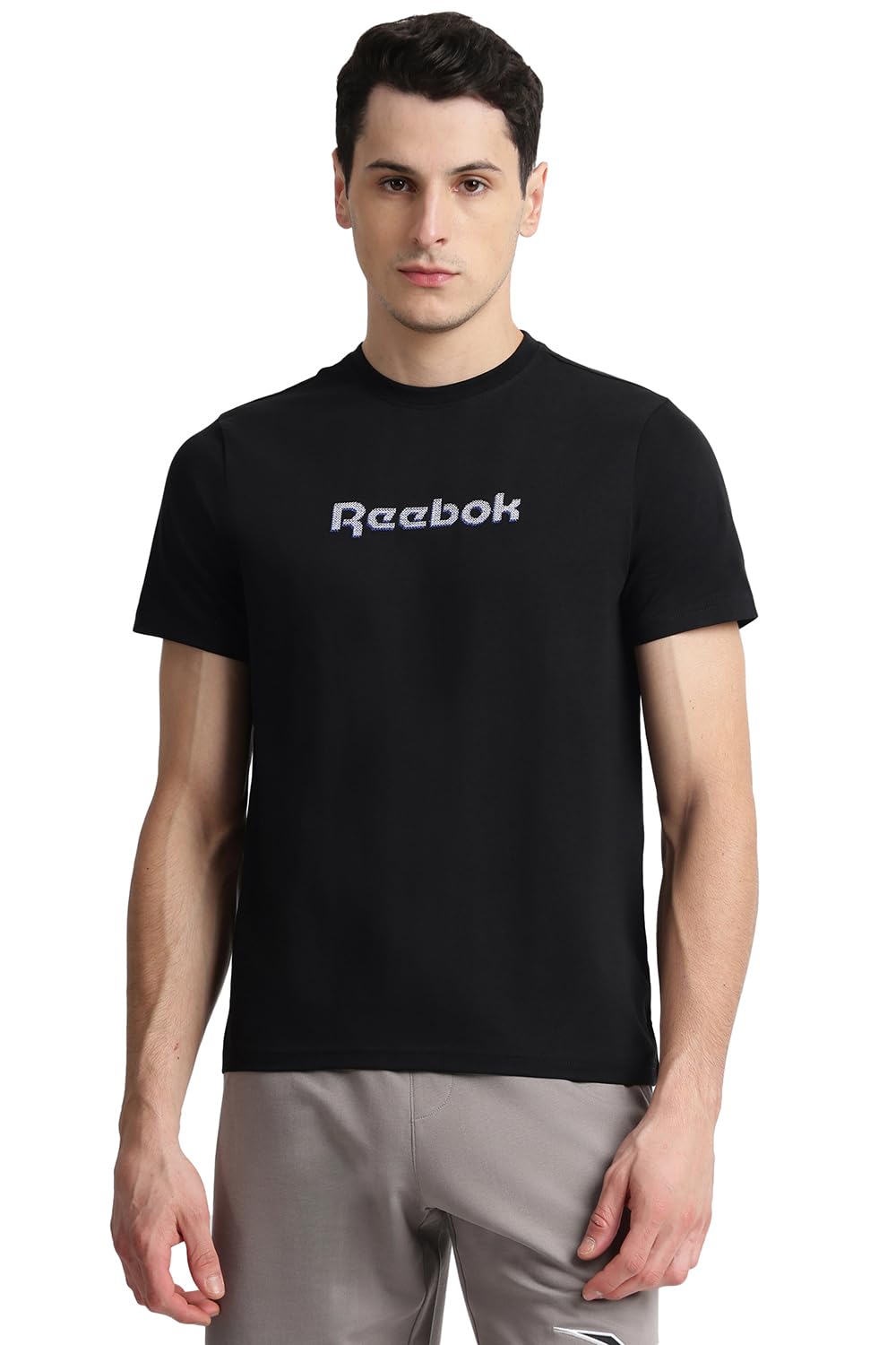 Reebok Men's Solid Regular Fit T-Shirt-picture-33