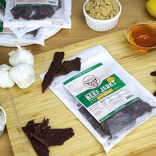 Mission Meats Beef Jerky from 100% Grass Fed & Pasture Raised Beef, Nitrate Nitrite Free, Paleo & Keto Friendly, Whole 30 Snacks, MSG Free, Gluten Free, Original 2oz (Pack of 6) - Thumbnail 7