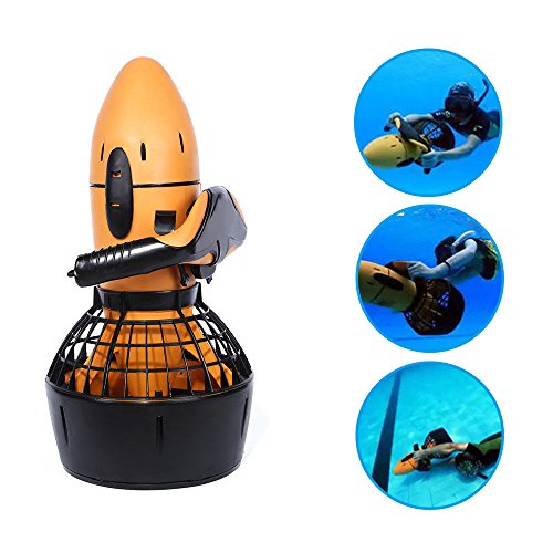 FidgetFidget 300W Underwater Sea Scooter Dual Speed Propeller Diving Snorkeling+Quiet Motor