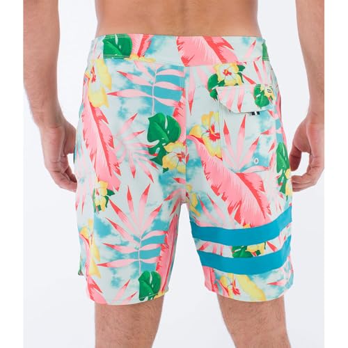 Maillot de bain Hurley Phantom Block Party extensible et hydrophobe 18'