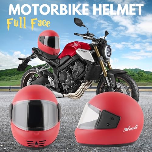 Image of Sage Square Audi Full Face Clear Visor Helmet | ISI Certified | High Standard Safety | Extra Comfort & Stylish