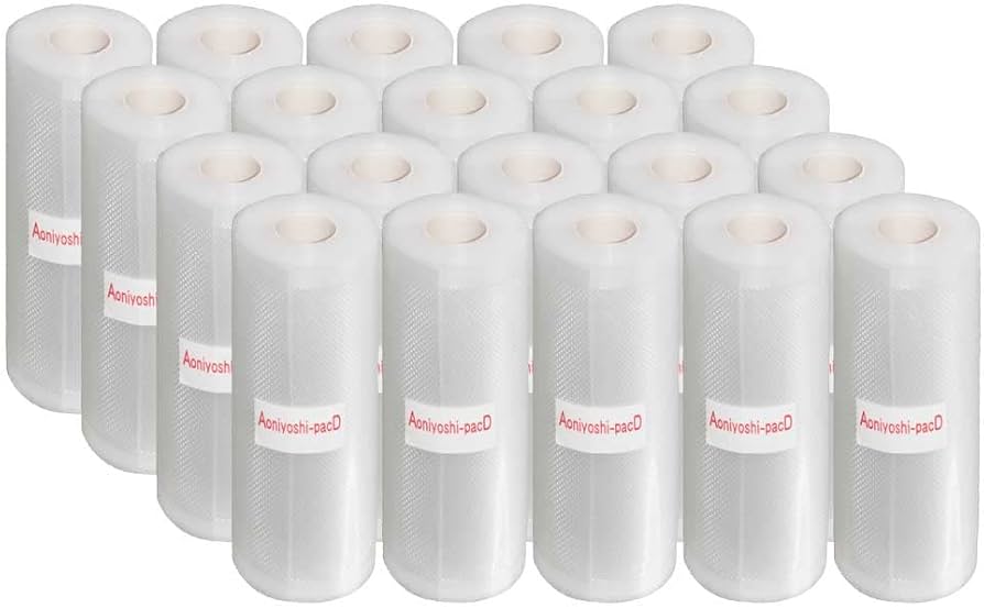 真空パック ロール 幅15cm×5ｍ巻 20本 Amazon.co.jp: AoniyoshipacD 真空パックロール 幅15cm×5m巻 20本 DR5