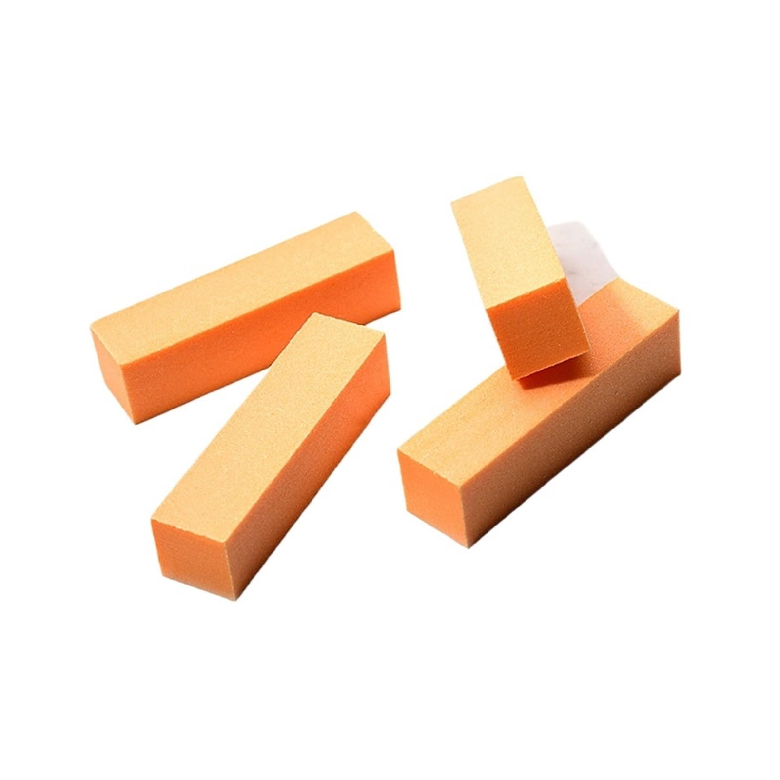 5 pezzi di spugna colorata for unghie, blocco lucidante, lime abrasive 100-180 mm, strumenti for pedicure, manicure e nail art.(5 Pcs Orange)