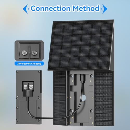 Chargeur solaire pour sonnette Ring Video Doorbell 4 Plus Pro pack