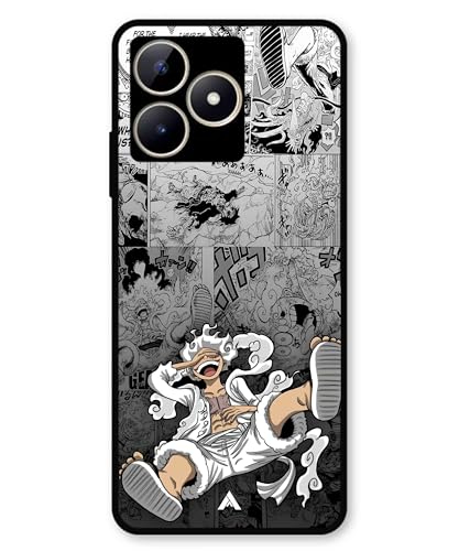 Image of Premium Anime 2 Case for Realme C53 (Glossy Finish) Soft-Touch Metal TPU Back Cover, Shockproof, Designer, Aesthetic Mobile Phone Case