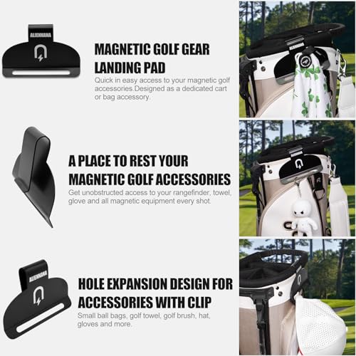 Aliennana Bolsa de golfe magnética para equipamentos e acessórios magnéticos de golfe - toalha de go