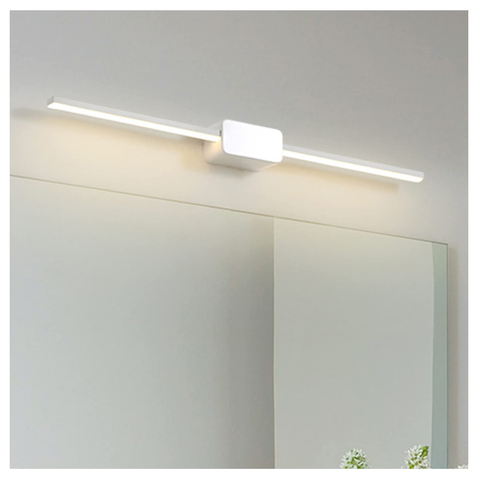 Luces delanteras de espejo LED de 61 cm para tocador de apartamento 5