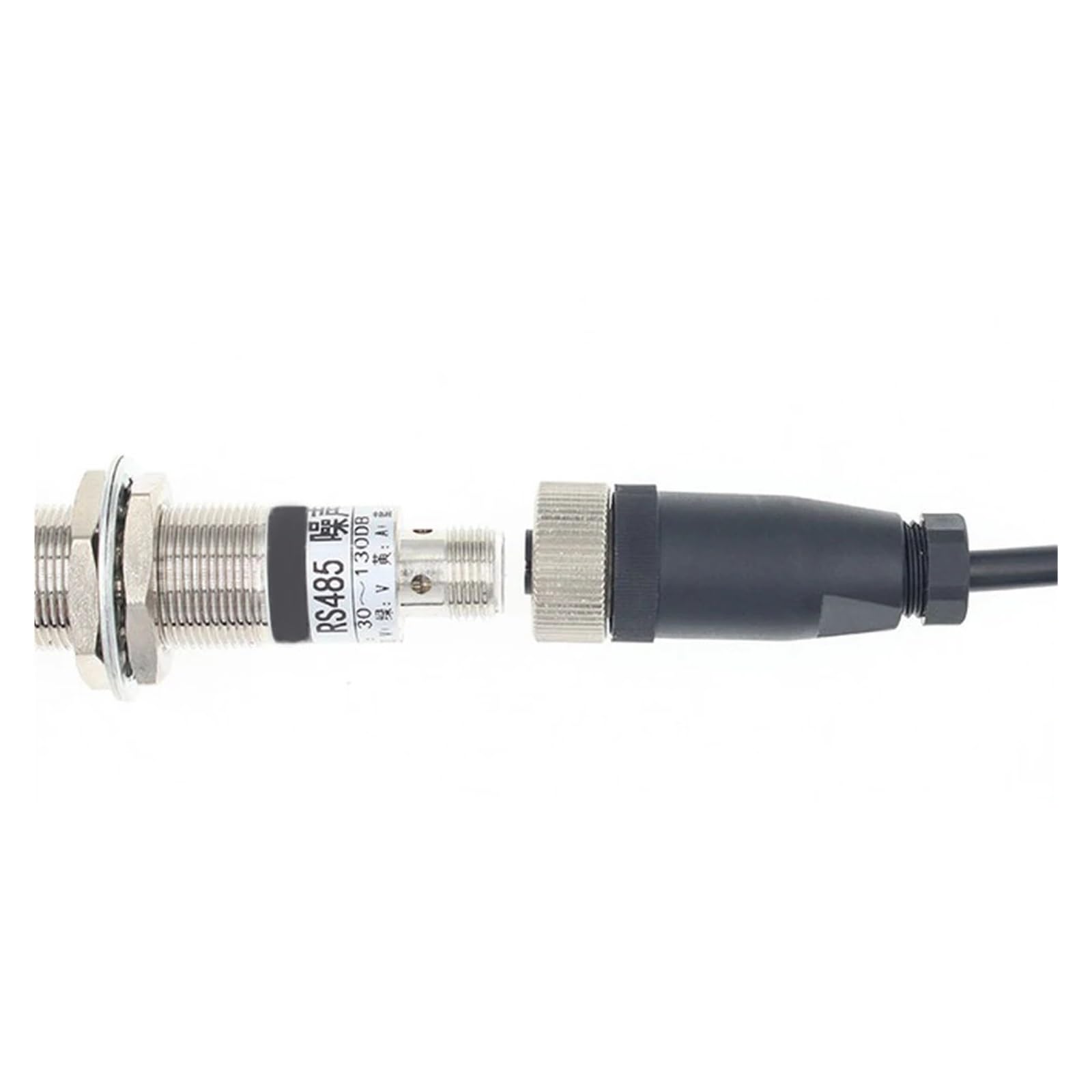 Noise Sensor Industrieller Dezibel-Messgerät, Geräuschsensor, M18-Gewinde, Volumentransmitter, Tester, hitzebeständig, RS485, 0–10 V, 4–20 mA-Ausgang | 4-20MA
