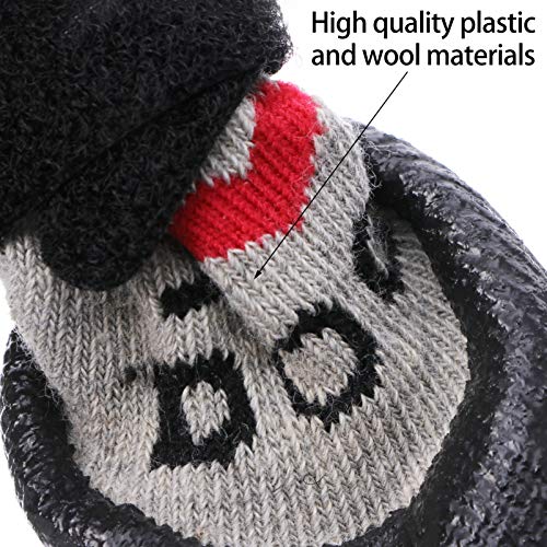 UKCOCO 4 Peças de Meia de Cachorro Botas de Cachorro Anti-Derrapantes Com Alças Ajustáveis â€‹â€‹Pro