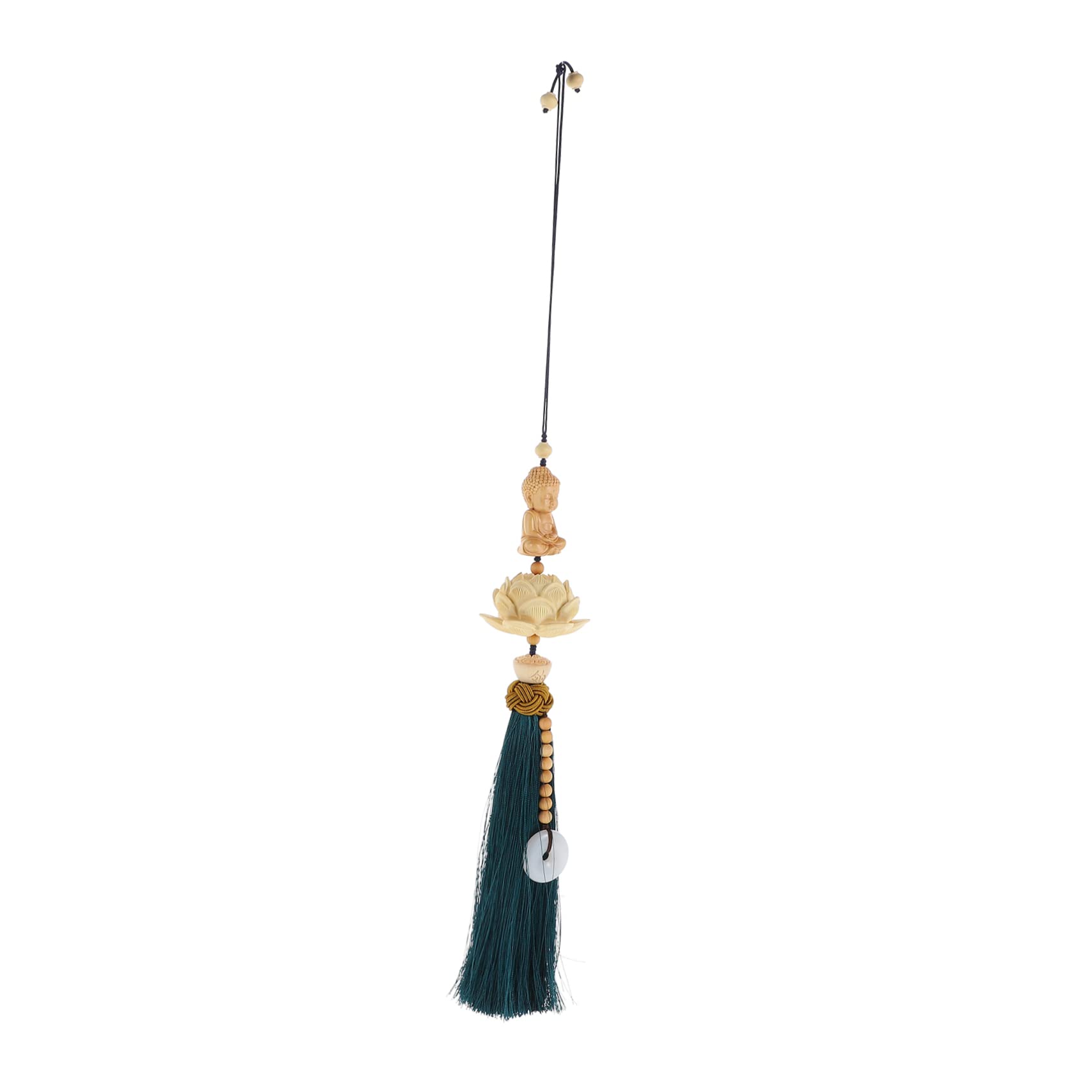 Décoration voiture pendentif suspendu Bouddha rétro pour miroir rétroviseur