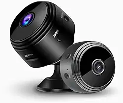 Mini Câmera Wifi, A9, Monitoramento, Segurança, Sensor, Espionagem, USB, Full HD, 1080P, Microfone Integrado, Discreta, Rotação Flexível, Wireless, Original