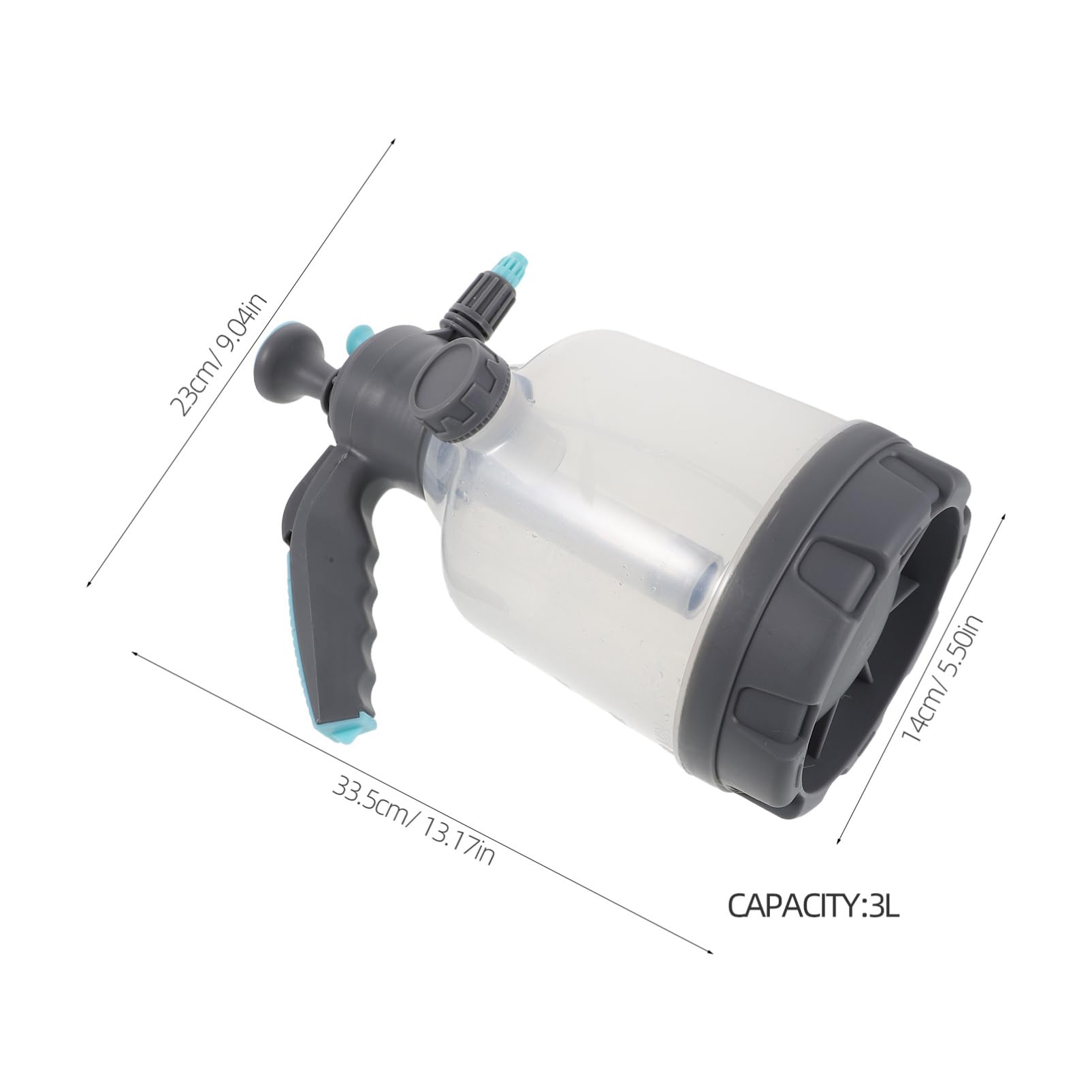 1 Satz Handpump Sprühgerät Tragbare Sprühflasche für Pflanzenbewässerung und Autopflege mit Hochdruckdüse für und Außenbereich